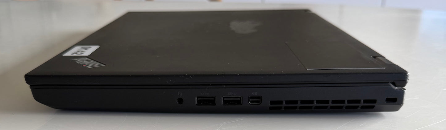 Lenovo Thinkpad P50 / 15" HD / i7 6700HQ / Quadro M1000M 4gb / 16gb Ram / 256gb SSD / Win 11