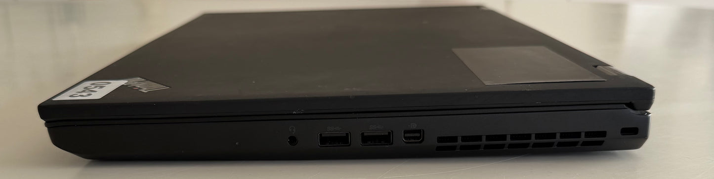 Lenovo Thinkpad P50 / 15" HD / i7 6700HQ / Quadro M1000M 4gb / 16gb Ram / 256gb SSD / Win 11