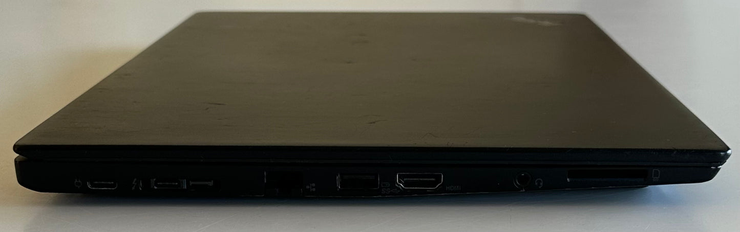 Lenovo Thinkpad T480s / 14" HD / i7 8550u / 8 gb Ram / 256gb SSD / Win 11